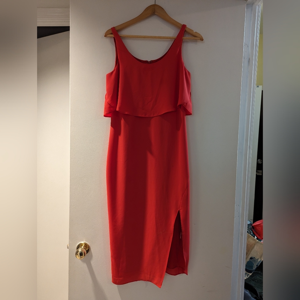 Loft coral summer/cocktail dress